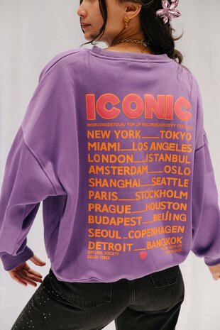 ICONIC sweat mauve