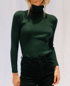 EDITH pull vert sapin