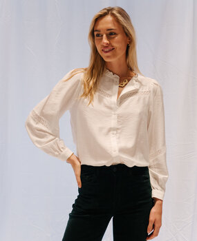 NATHALIA chemisier blanc