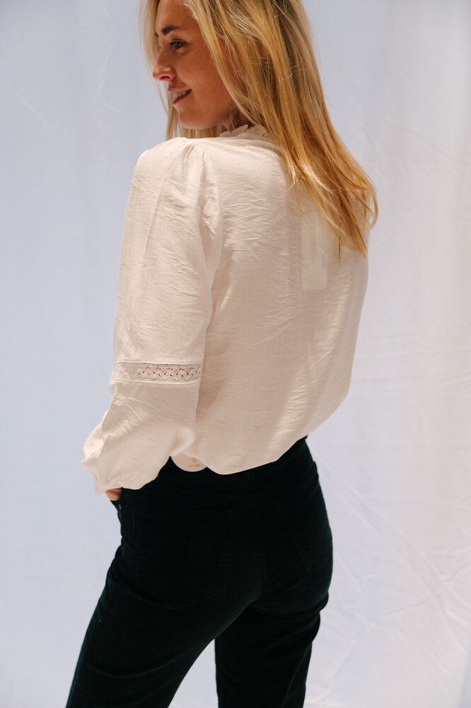 NATHALIA chemisier blanc