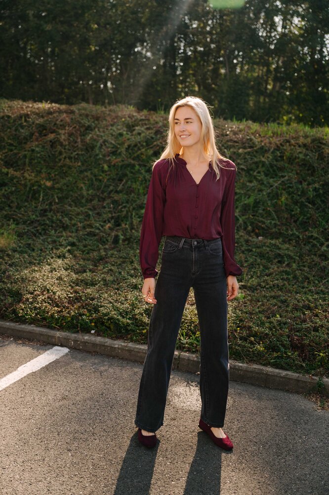 SANDRA chemisier bordeaux SANDRA chemisier bordeaux