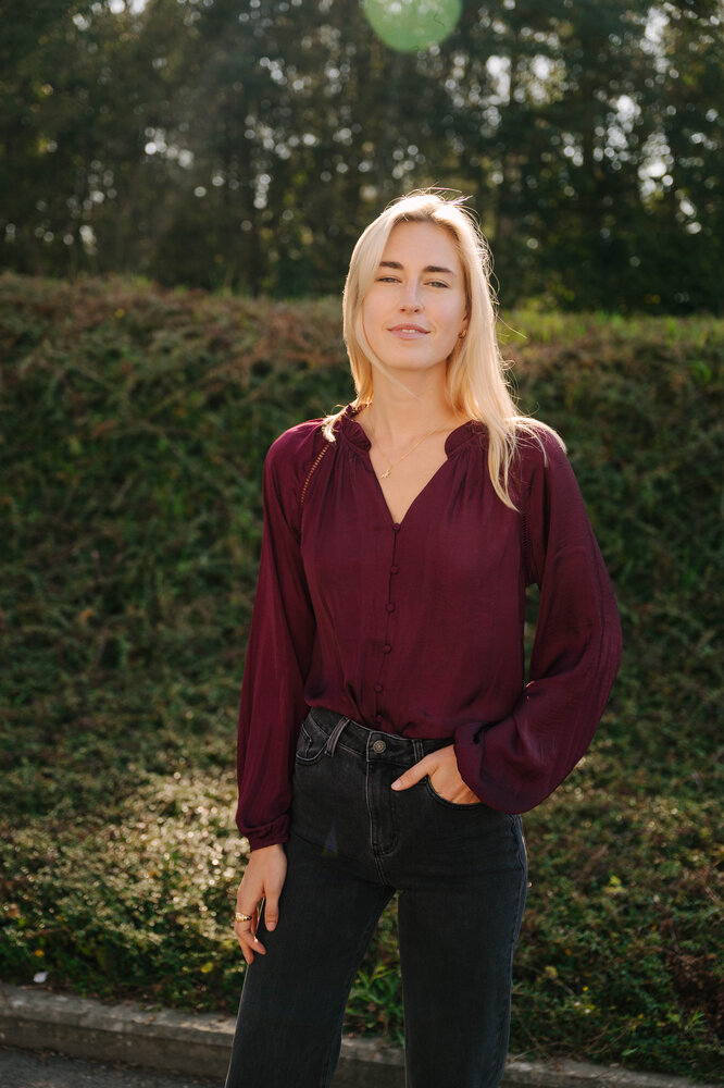 SANDRA chemisier bordeaux SANDRA chemisier bordeaux