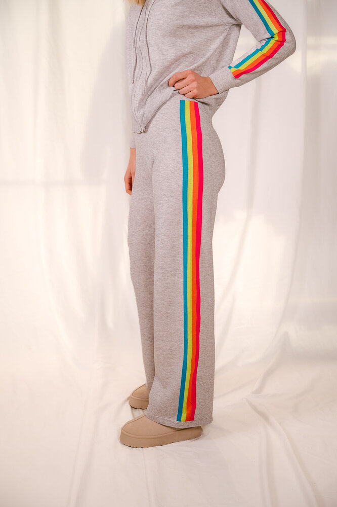 CALI  pantalon gris arc en ciel CALI  pantalon gris arc en ciel