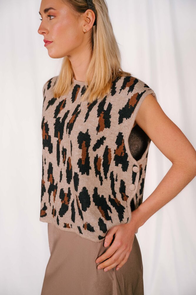 LEONINE blouse leopard