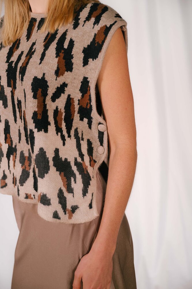 LEONINE blouse leopard