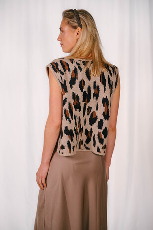 LEONINE blouse leopard
