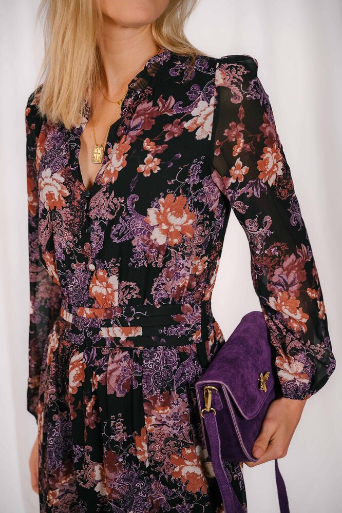 MILINA robe a fleurs MILINA robe a fleurs