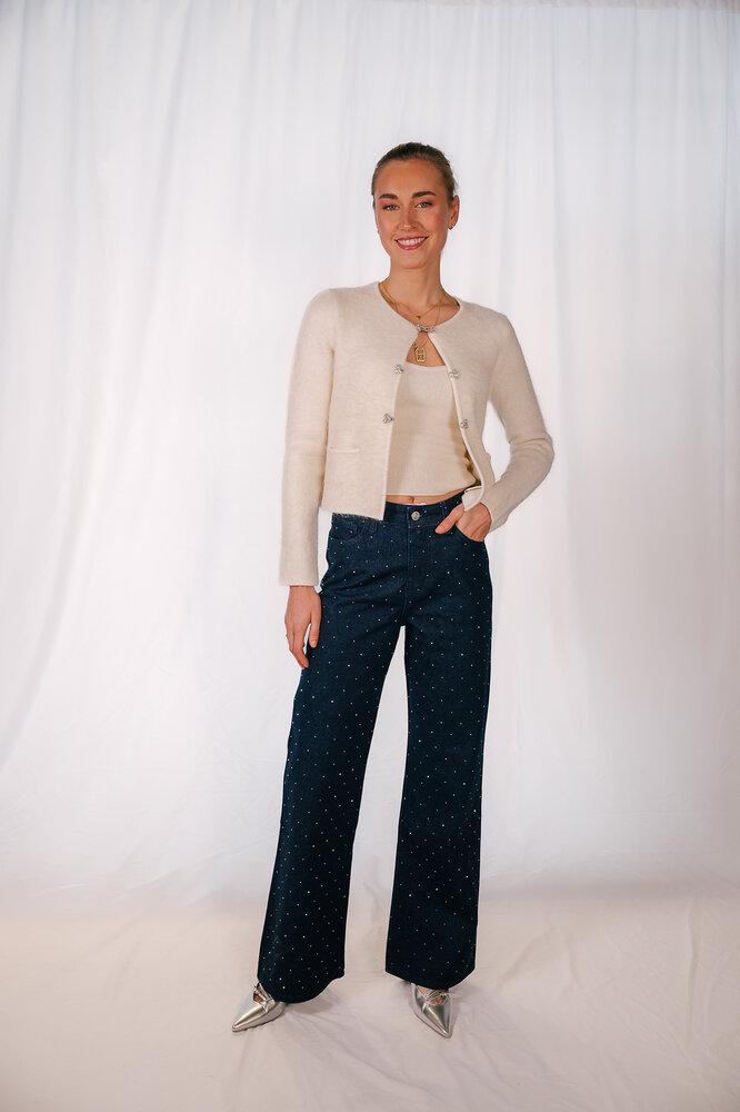 LUXOR jean à strass LUXOR jean à strass