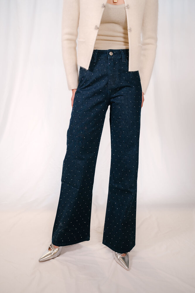 LUXOR jean à strass LUXOR jean à strass