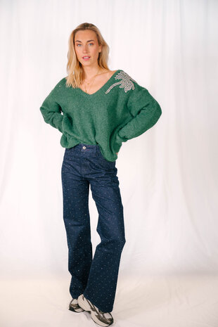 LUXOR jean à strass