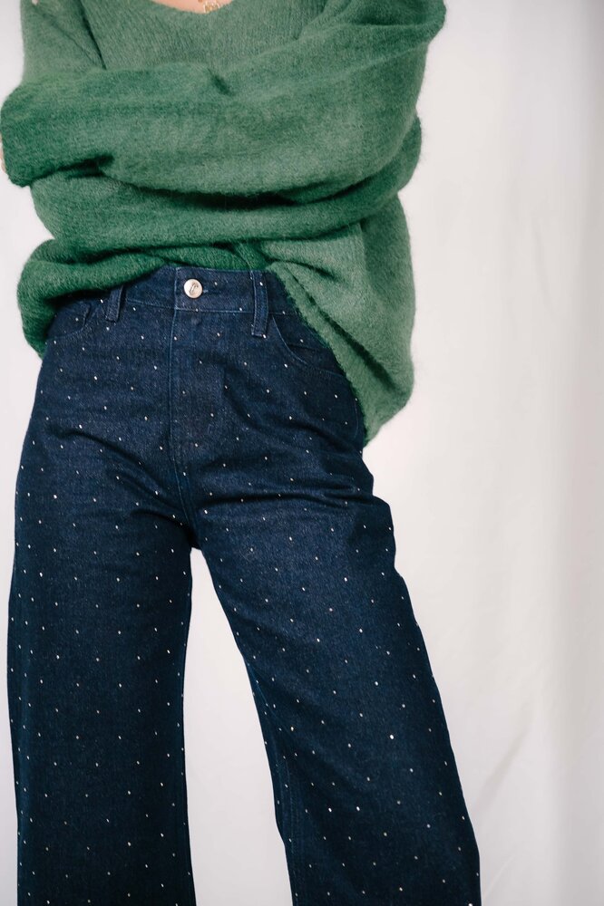 LUXOR jean à strass LUXOR jean à strass