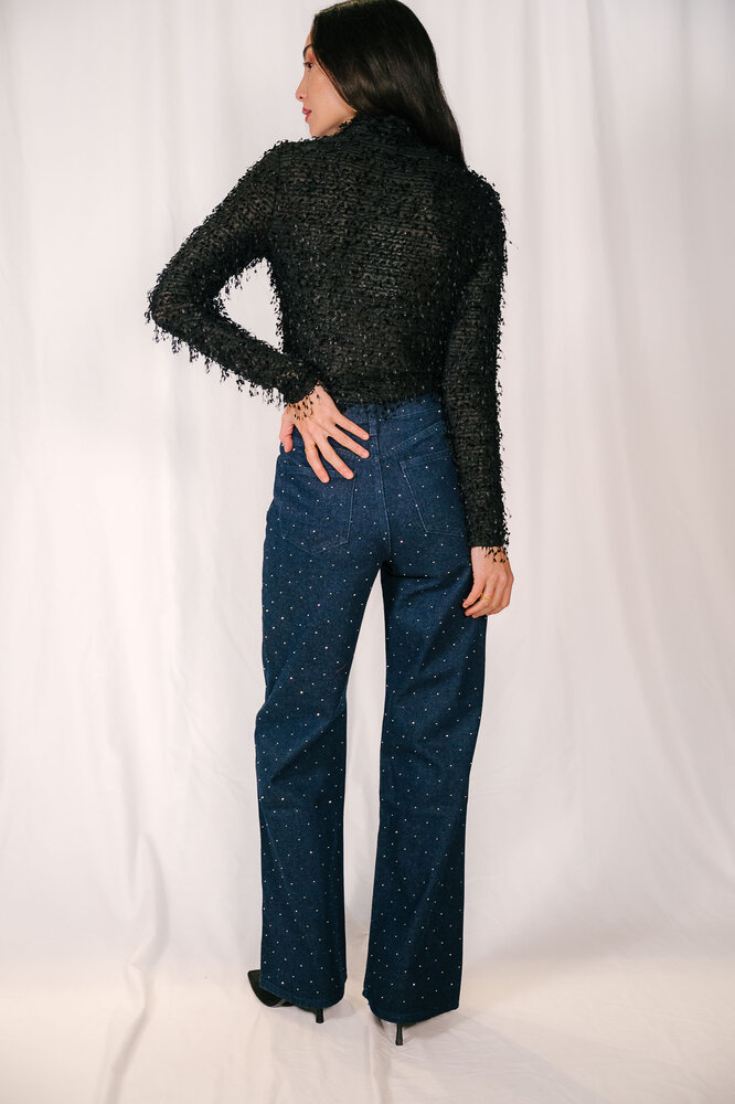 LUXOR jean à strass LUXOR jean à strass