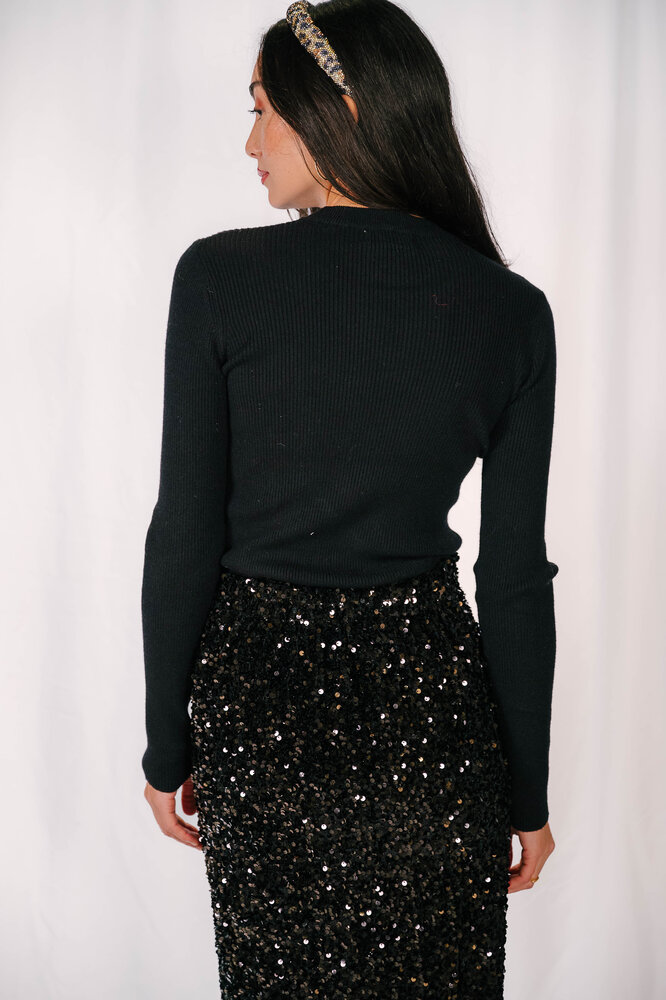 LIENA body noir longue manche LIENA body noir longue manche