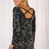 MAITE robe noire a sequins MAITE robe noire a sequins
