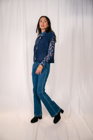 CLEMENTINE chemisier à fleurs