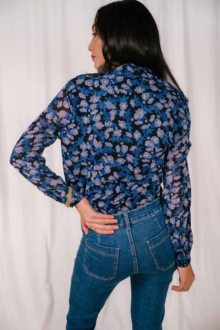 CLEMENTINE chemisier à fleurs