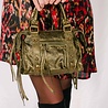 JUDYA sac vert a franges JUDYA sac vert a franges
