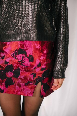 SOLEDAD jupe rose et rouge SOLEDAD jupe rose et rouge