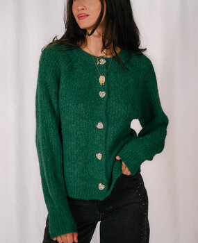 NOAH gilet vert sapin