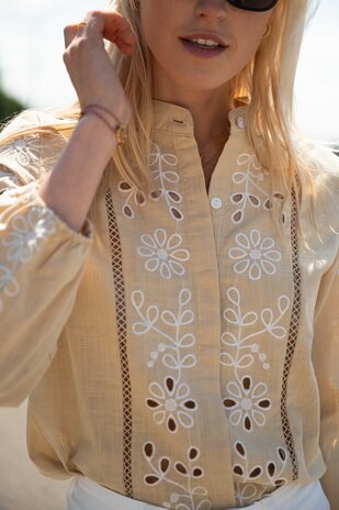 ROSE chemise beige
