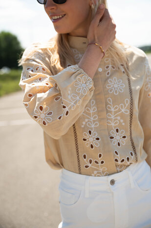 ROSE chemise beige
