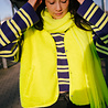 AMERICAN VINTAGE ZINA écharpe jaune fluo AMERICAN VINTAGE ZINA écharpe jaune fluo