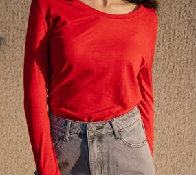 AMERICAN VINTAGE JAC blouse rouge