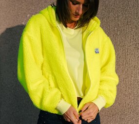 AMERICAN VINTAGE HOK veste jaune fluo