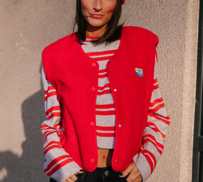 AMERICAN VINTAGE HOK veste sans manches rouge