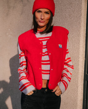 HOK veste sans manches rouge