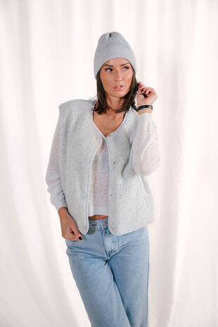 AMERICAN VINTAGE HOK veste sans manches grise AMERICAN VINTAGE HOK veste sans manches grise