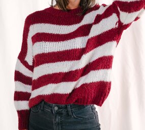 NESSA pull bordeaux