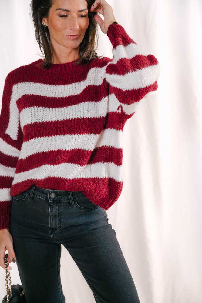 NESSA pull bordeaux NESSA pull bordeaux
