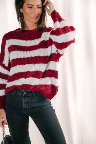 NESSA pull bordeaux NESSA pull bordeaux