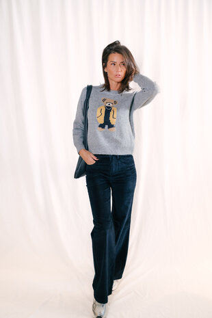 MIMI pull nounours gris MIMI pull nounours gris