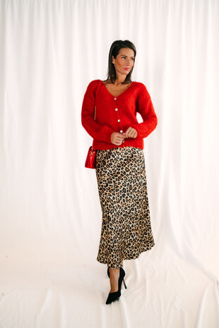 LEOLIE jupe léopard