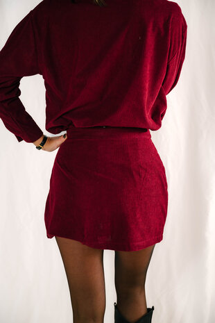 ANAWEL chemisier bordeaux