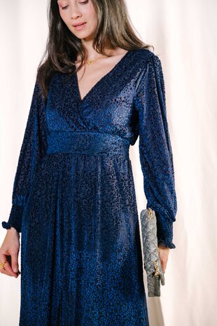 SAMINA longue robe bleue SAMINA longue robe bleue