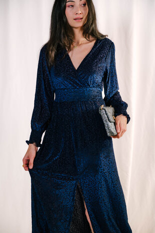 SAMINA longue robe bleue SAMINA longue robe bleue