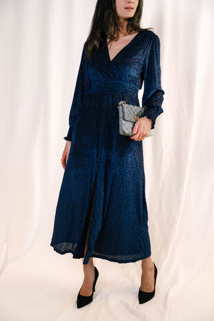 SAMINA longue robe bleue SAMINA longue robe bleue