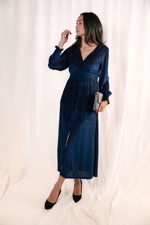 SAMINA longue robe bleue SAMINA longue robe bleue