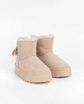 DAY bottines fourrées beige