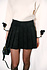 RYLEE jupe plissée noire