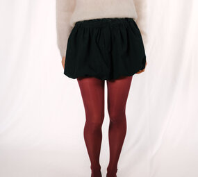 LISA jupe short boule noire
