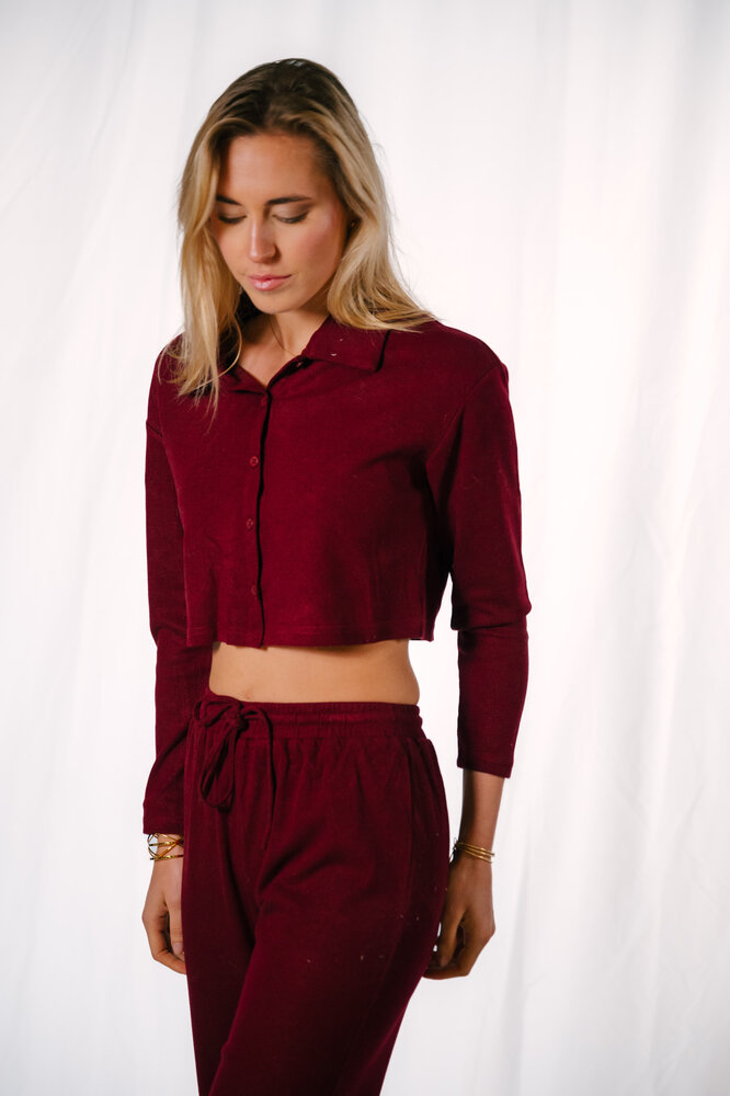 ADILIA gilet bordeaux ADILIA gilet bordeaux