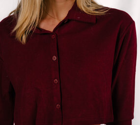 ADILIA gilet bordeaux