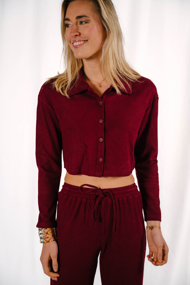 ADILIA gilet bordeaux ADILIA gilet bordeaux