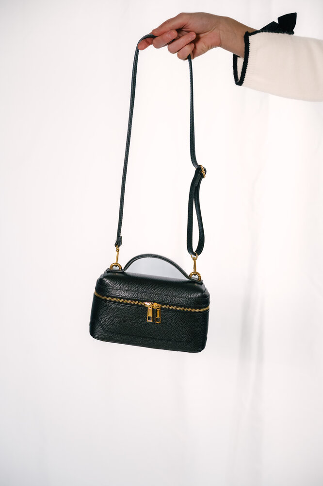 VANITY sac noir brillant VANITY sac noir brillant