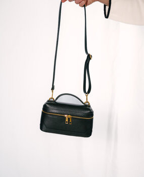 VANITY sac noir brillant VANITY sac noir brillant