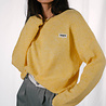 LOVE pull jaune poussin LOVE pull jaune poussin